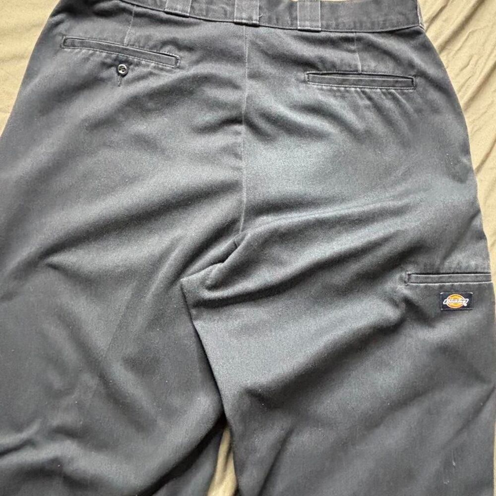 Dickies Men's Black and Navy Trousers - Picture 5 of 7